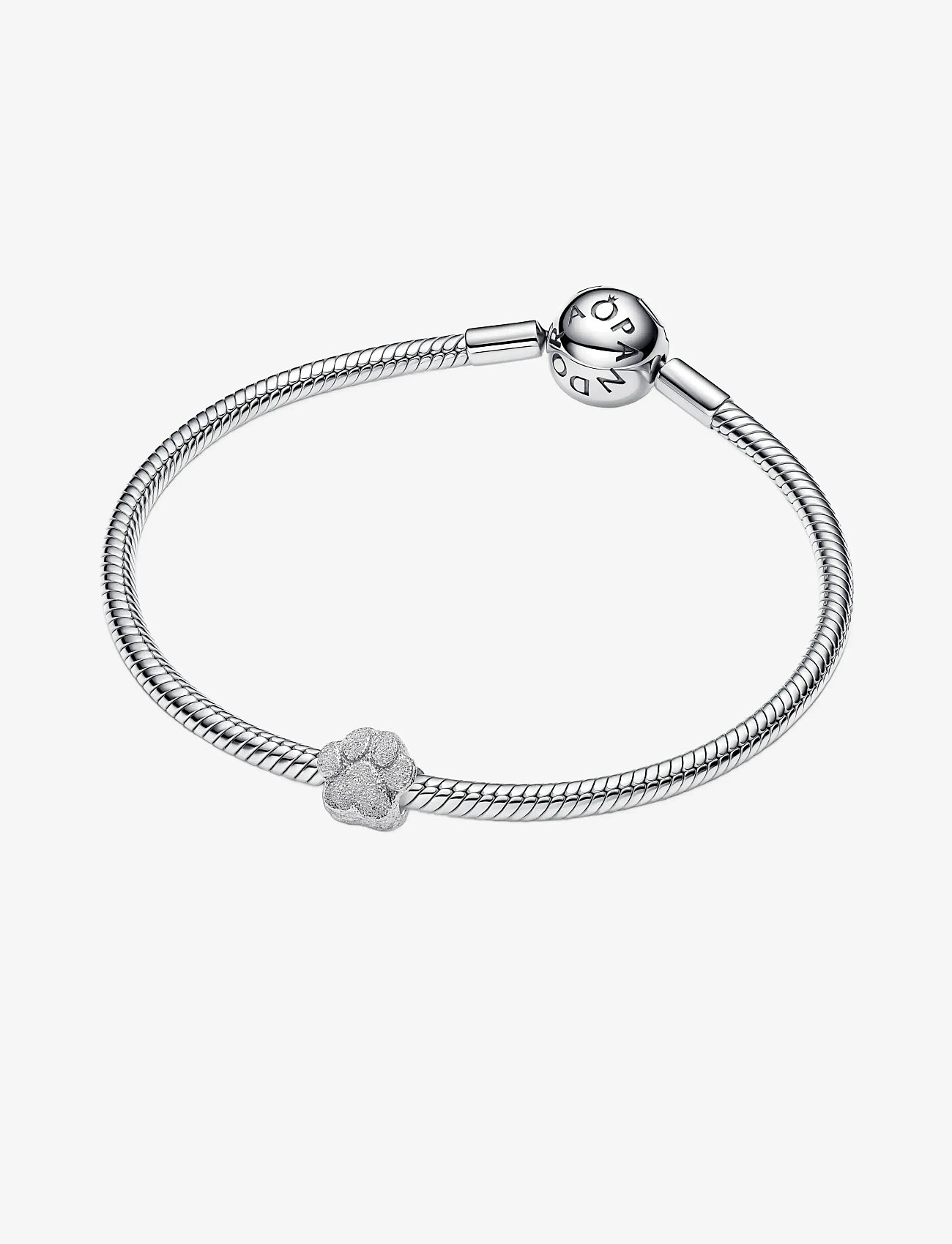 Pandora - Textured Paw Mini Charm - anhänger - no color - 2