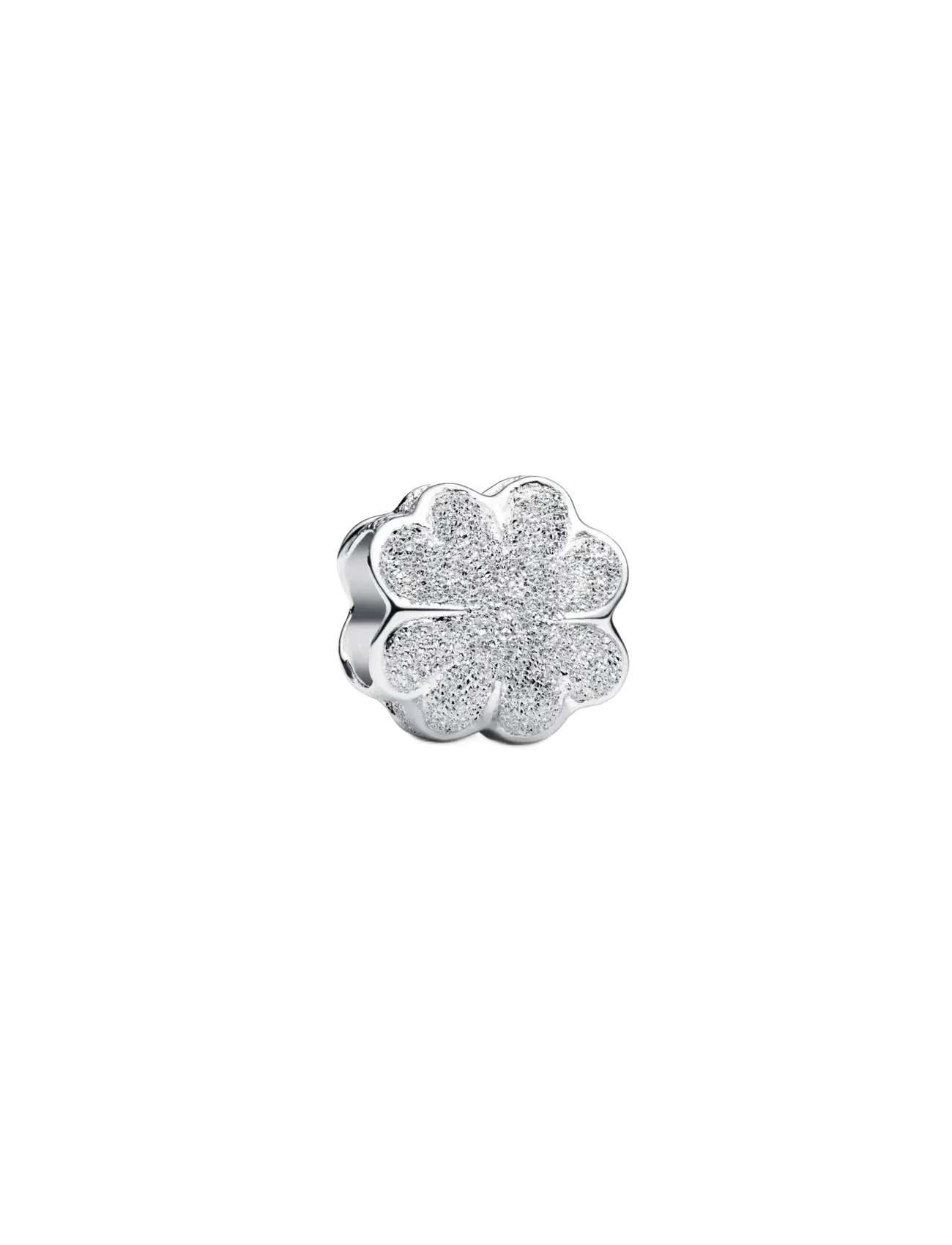 Pandora Textured Clover Mini Charm - Charms - NO COLOR / undefined