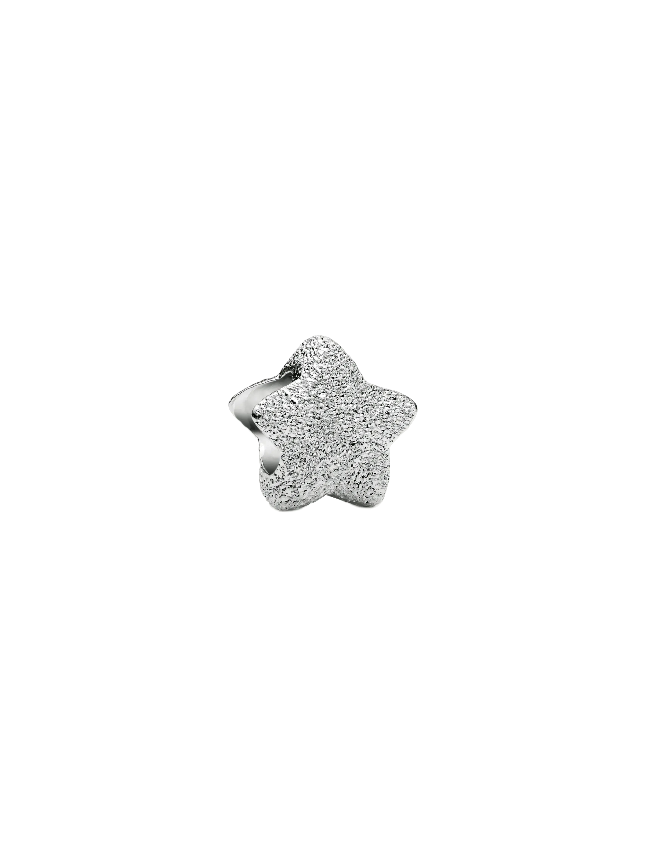 Pandora Textured Star Mini Charm - Charms - NO COLOR / undefined