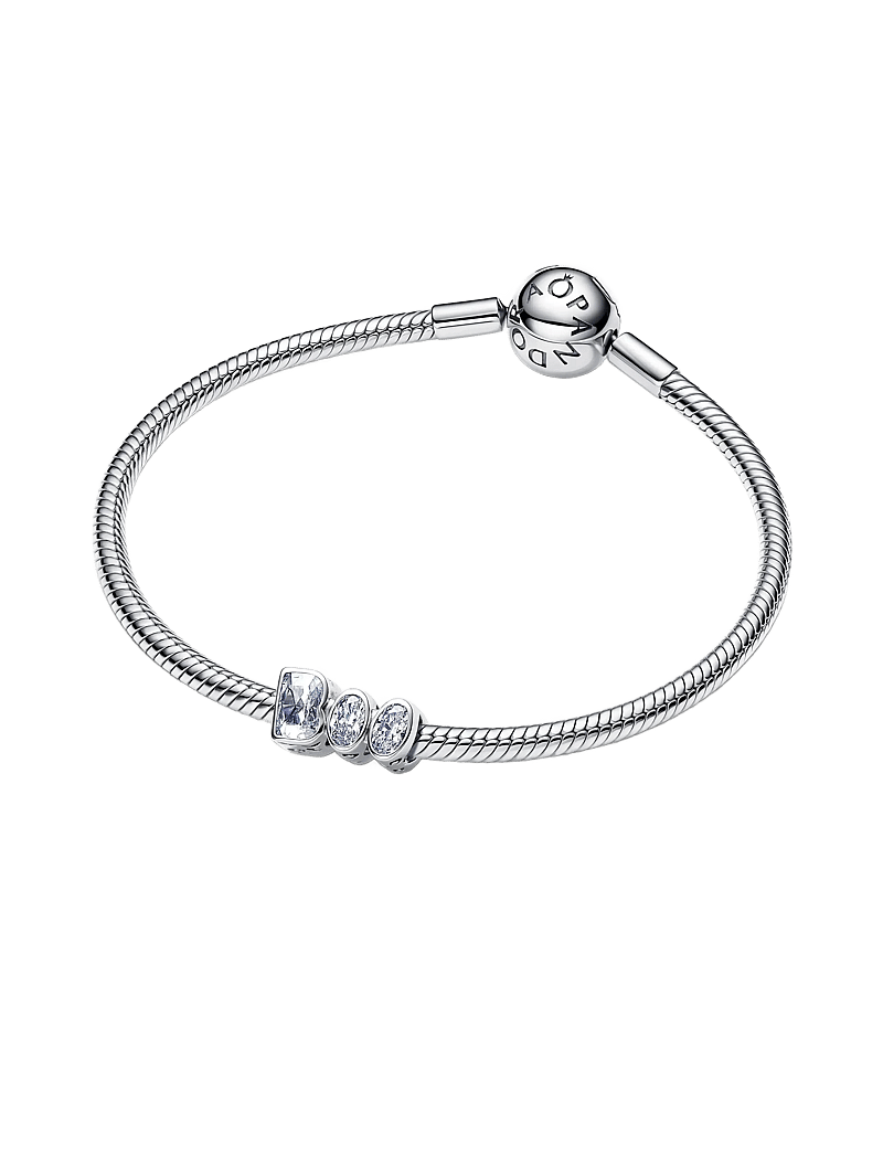 Pandora - BOO sterling silver charm with clear cubic zirconia and glow in the dark enamel - hängen & berlocker - clear - 3