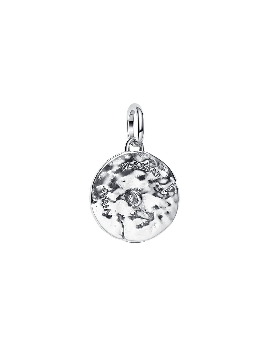 Pandora - Cherry Blossom Medallion Charm - anhänger - clear - 2