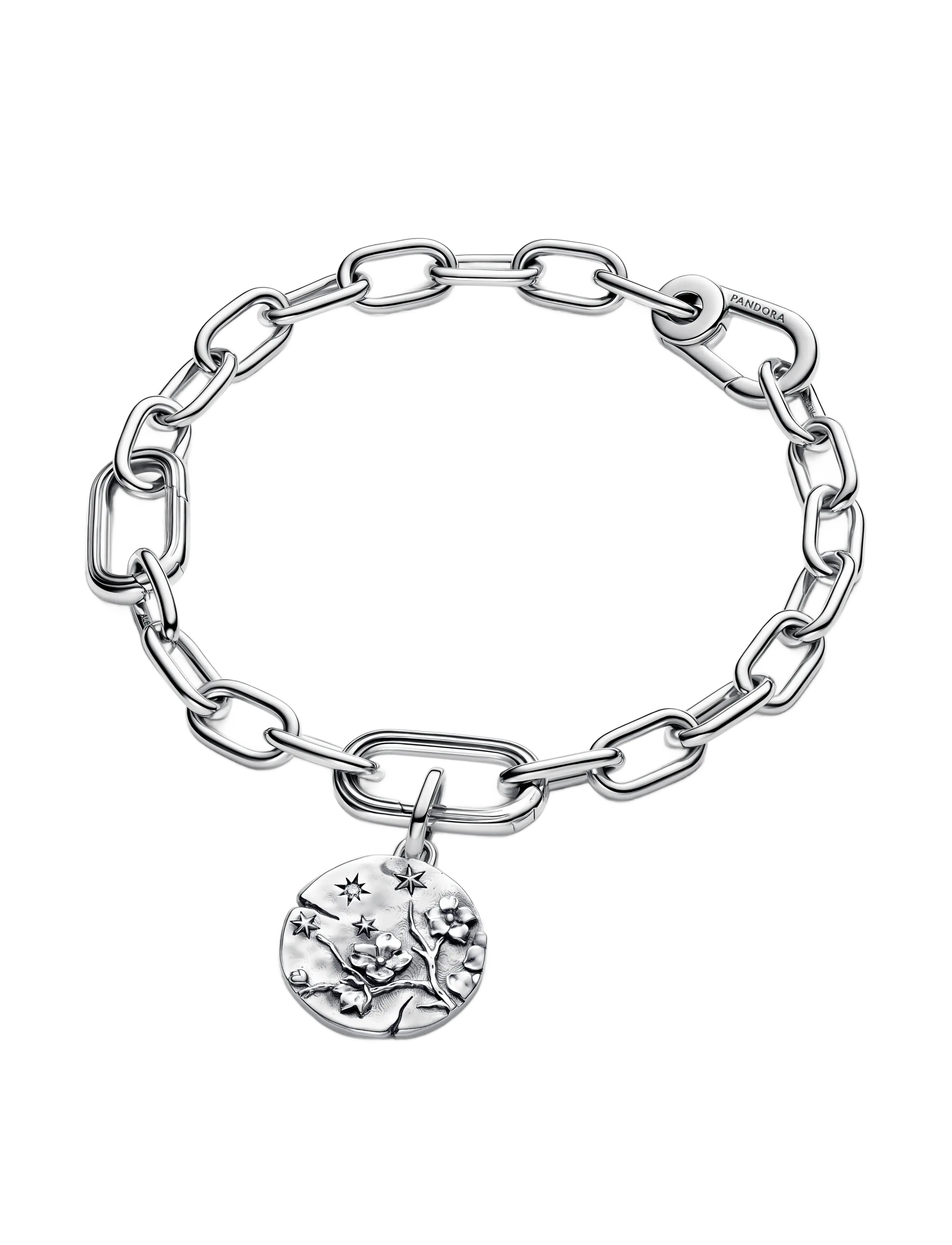 Pandora - Cherry Blossom Medallion Charm - anhänger - clear - 3