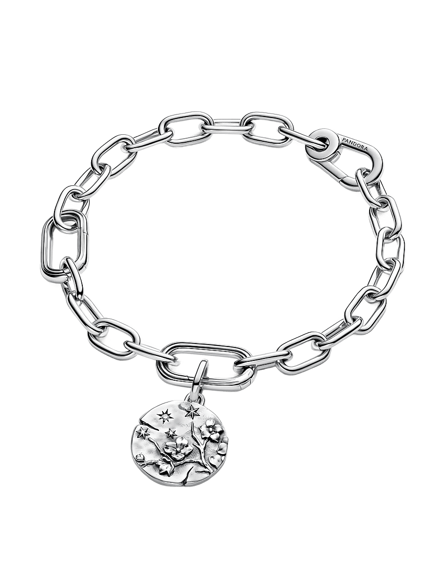Pandora - Cherry Blossom Medallion Charm - anhänger - clear - 3