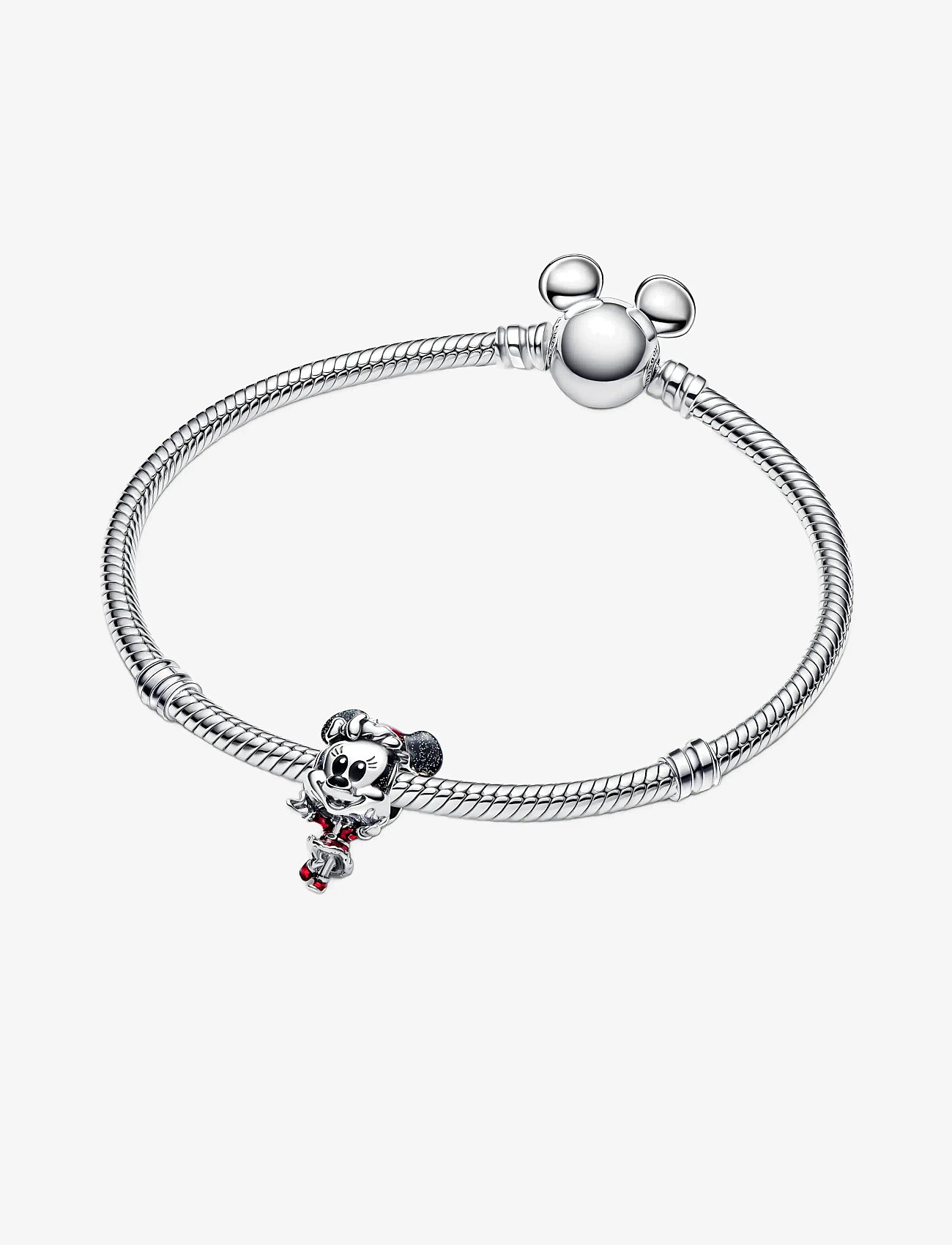 Pandora - Disney Minnie Mouse sterling silver charm - vedhæng - red - 3