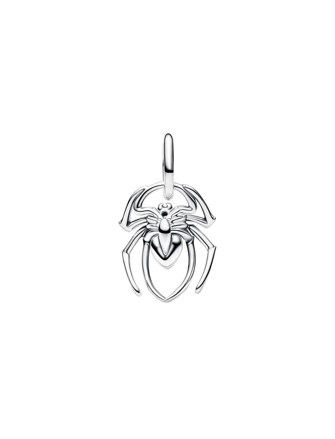 Pandora - Marvel Spider sterling silver dangle with sky blue and fuchsia rose crystal - pendants - red - 2
