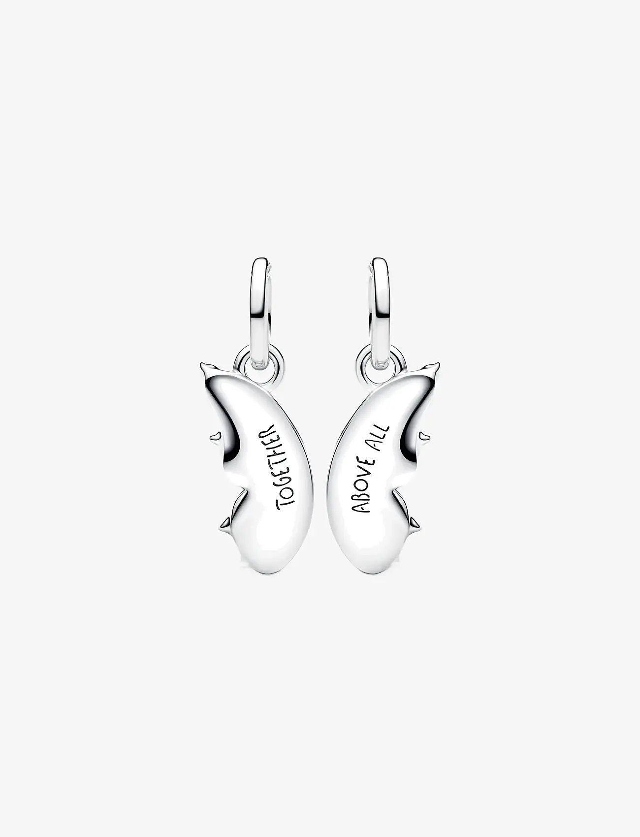 Pandora Butterfly Sterling Silver Splittable Dangle With Clear