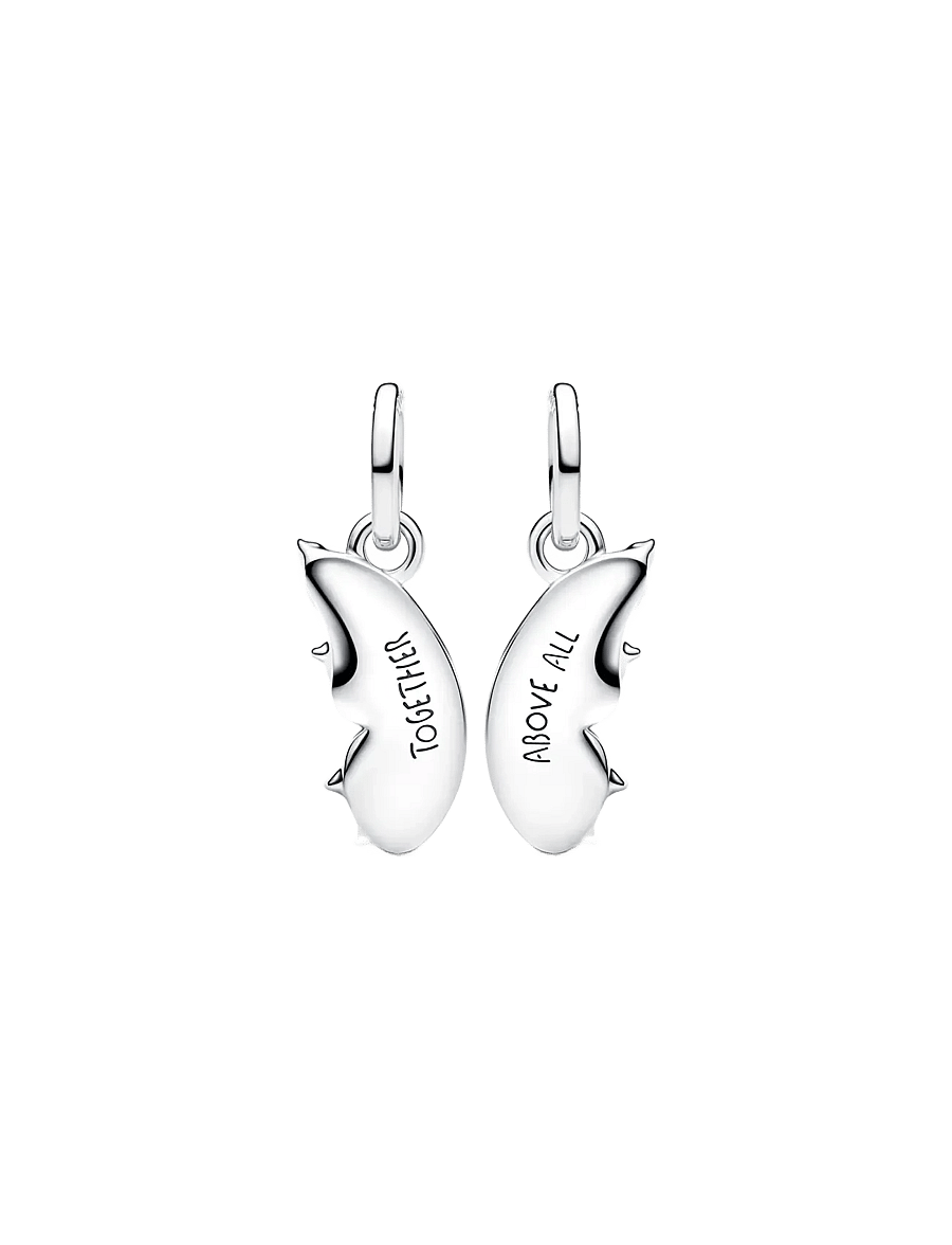 Pandora - Butterfly sterling silver splittable dangle with clear cubic zirconia and shimmering blue enamel - anhänger - blue - 2