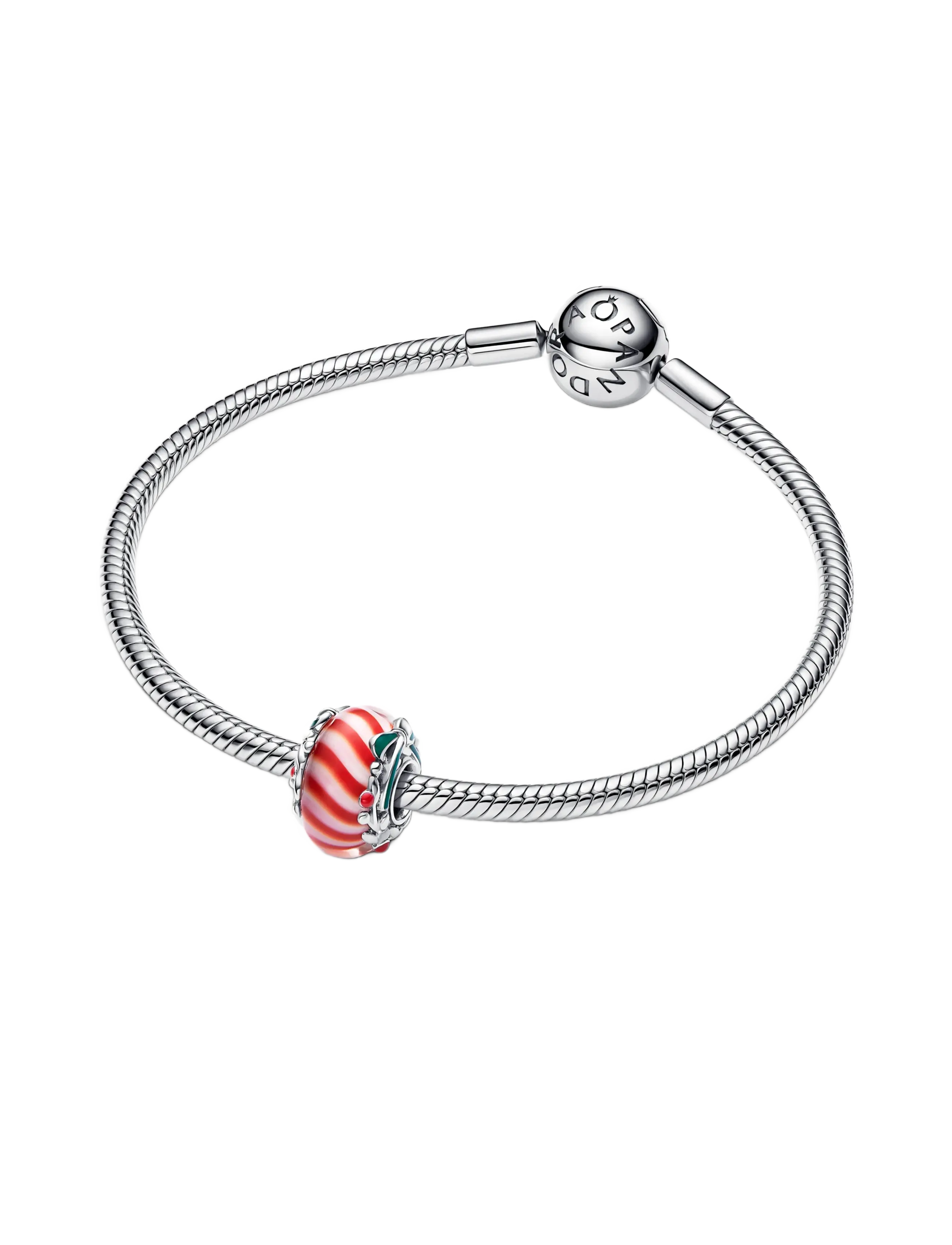 Pandora - Candy Murano Glass Charm - anhänger - red - 3