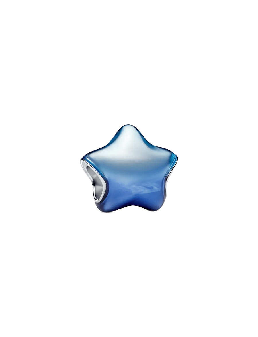Pandora - Blue Star Charm - vedhæng - blue - 1