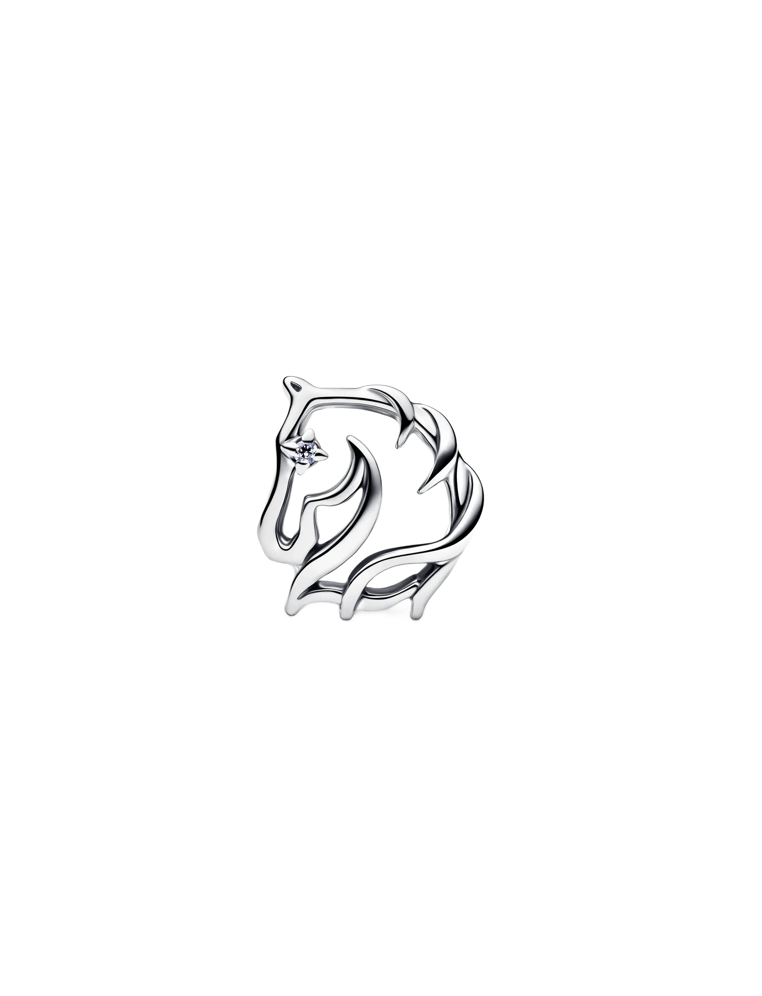 Pandora Horse Openwork Charm - Pendants - CLEAR / undefined