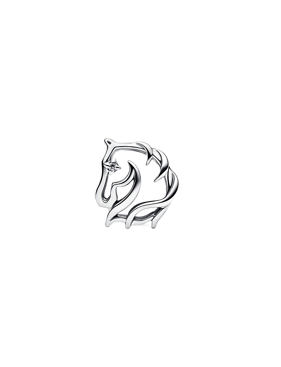 Pandora - Horse Openwork Charm - vedhæng - clear - 1