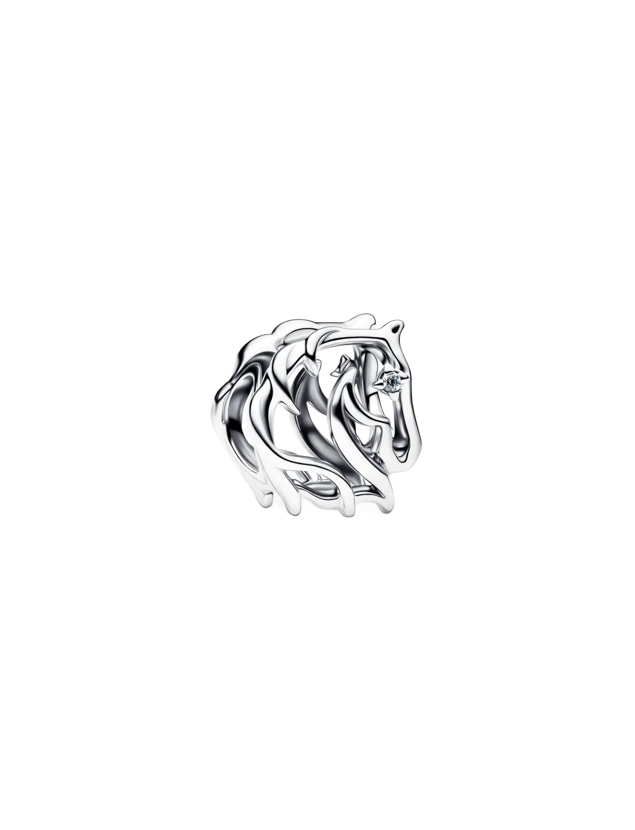 Pandora - Horse Openwork Charm - clear - 2