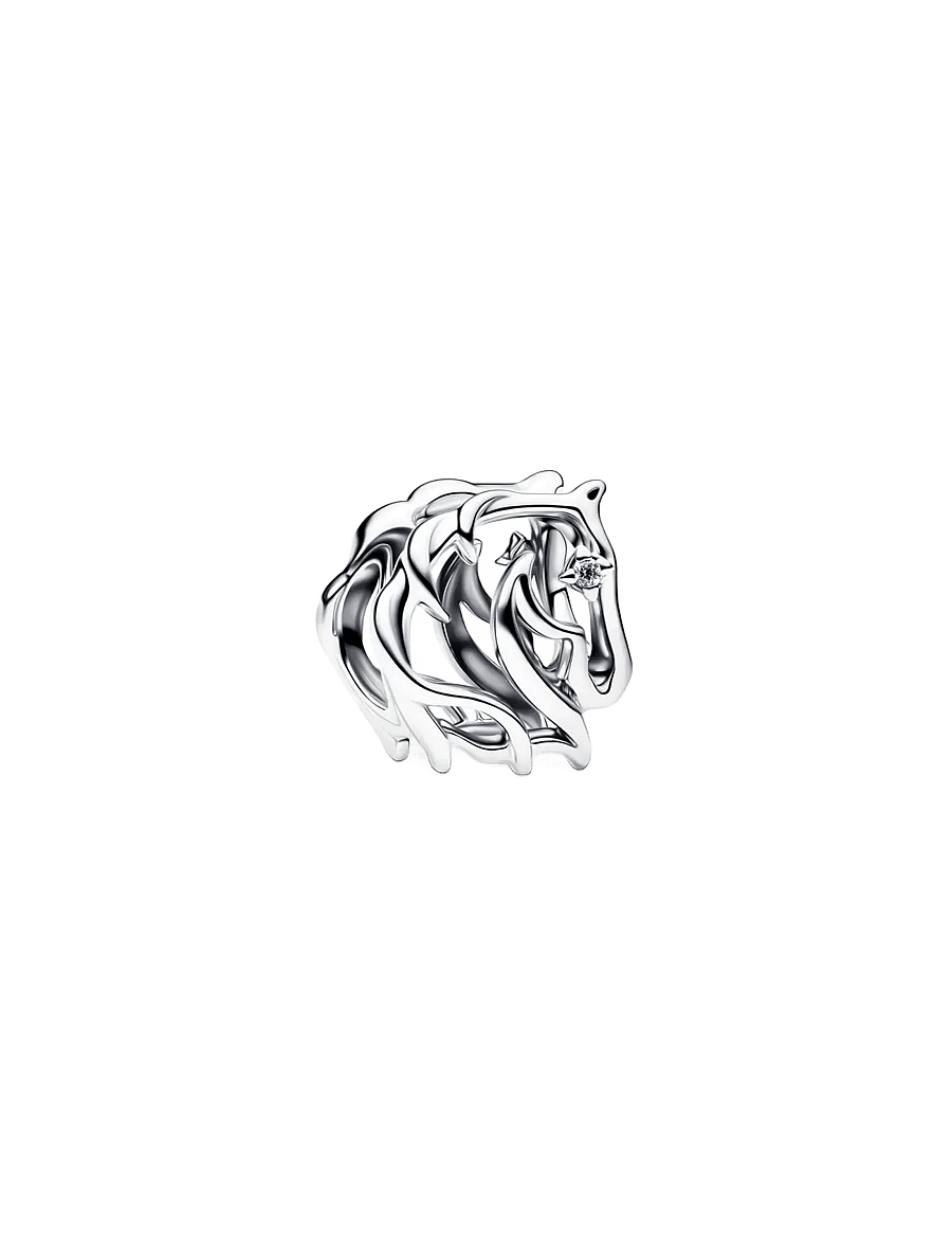 Pandora - Horse Openwork Charm - vedhæng - clear - 2