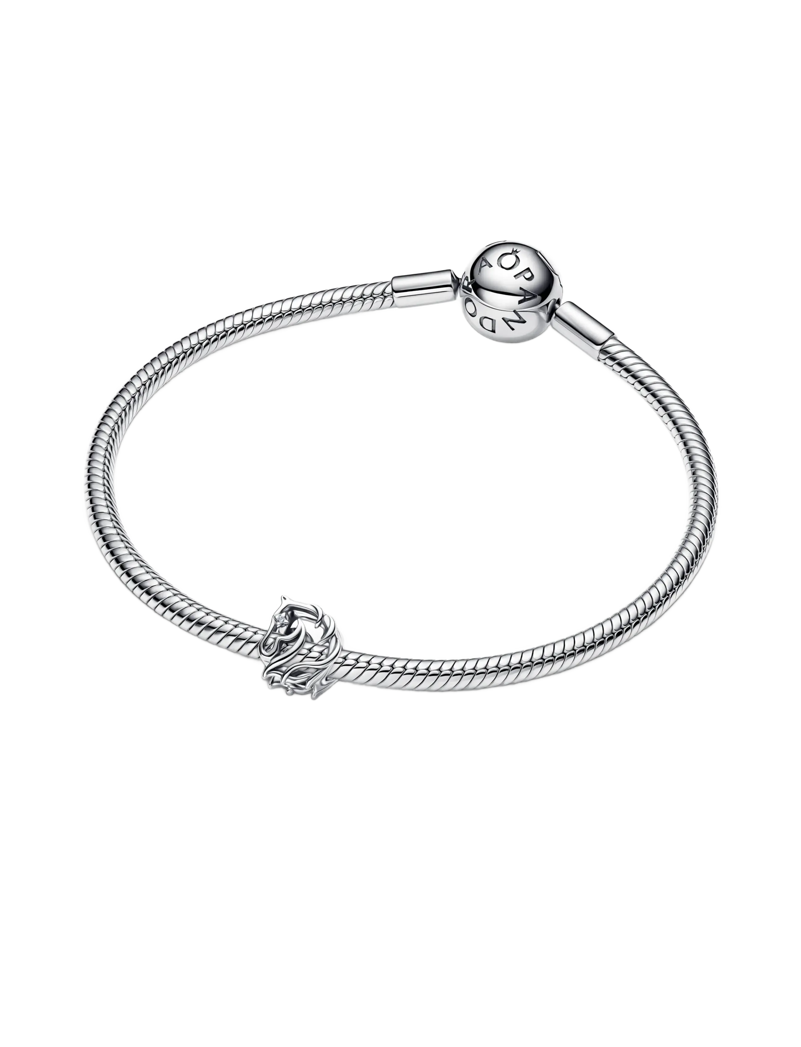Pandora - Horse Openwork Charm - clear - 3