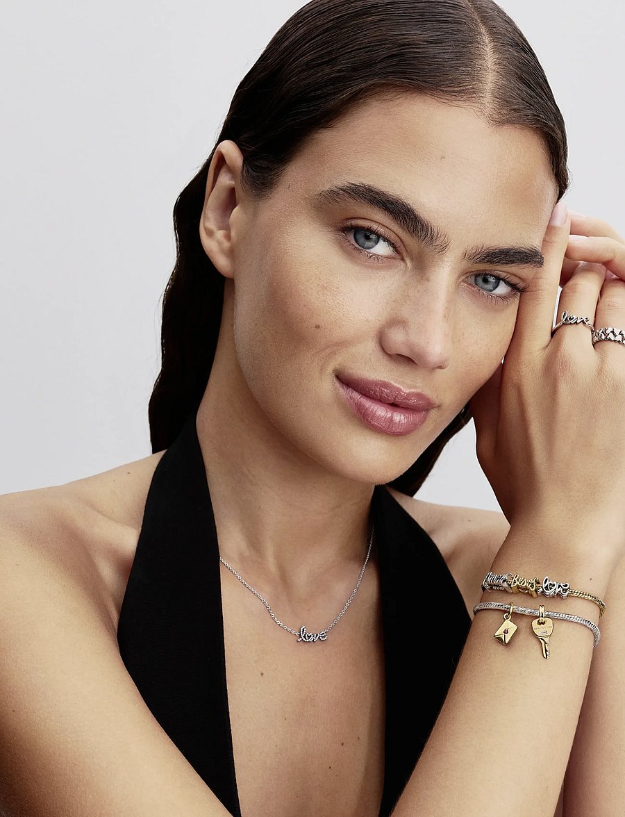 Pandora - Amore Script Charm - vedhæng - no color - 4