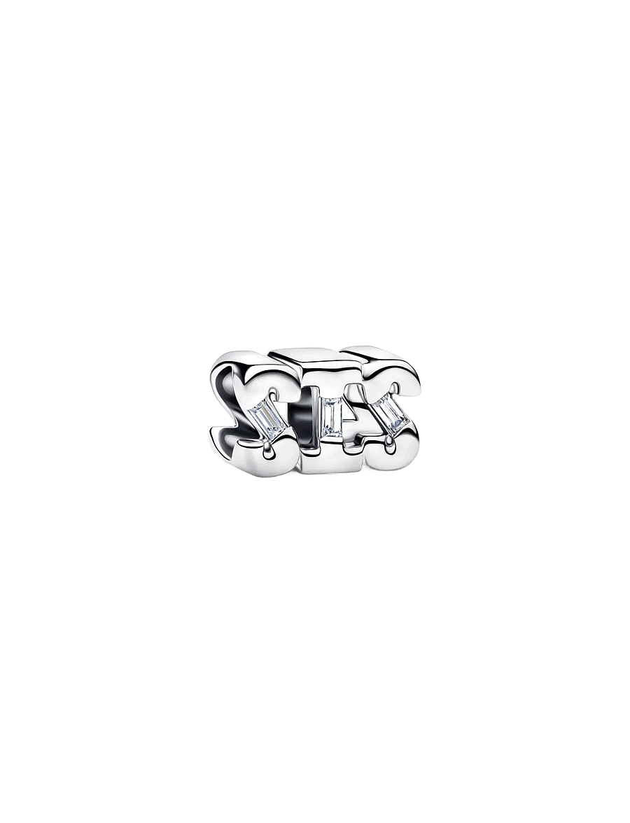Pandora - Sis Charm - vedhæng - clear - 1