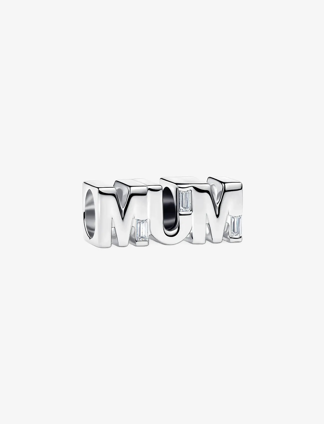 Pandora - Reversible Mum Charm - pendants - clear - 1