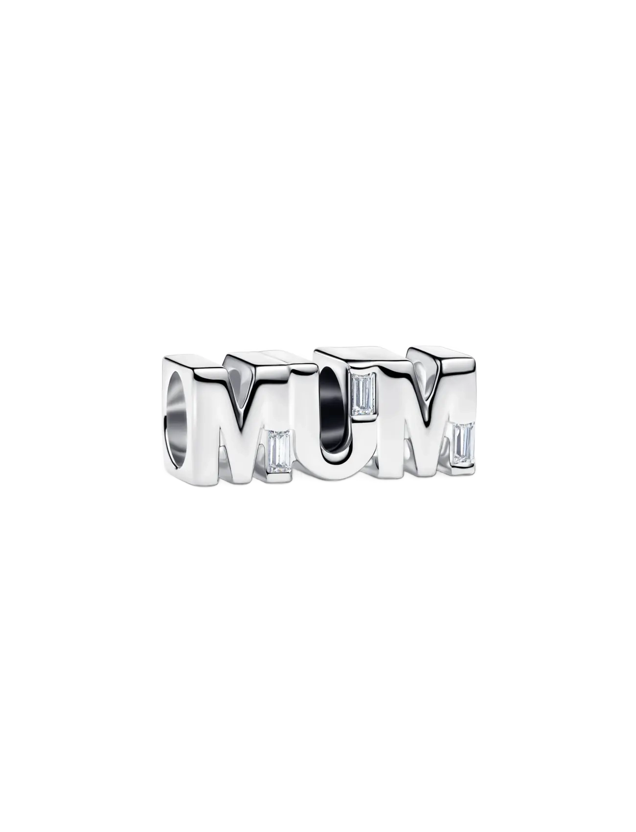 Pandora Reversible Mum Charm - Charms - CLEAR / undefined