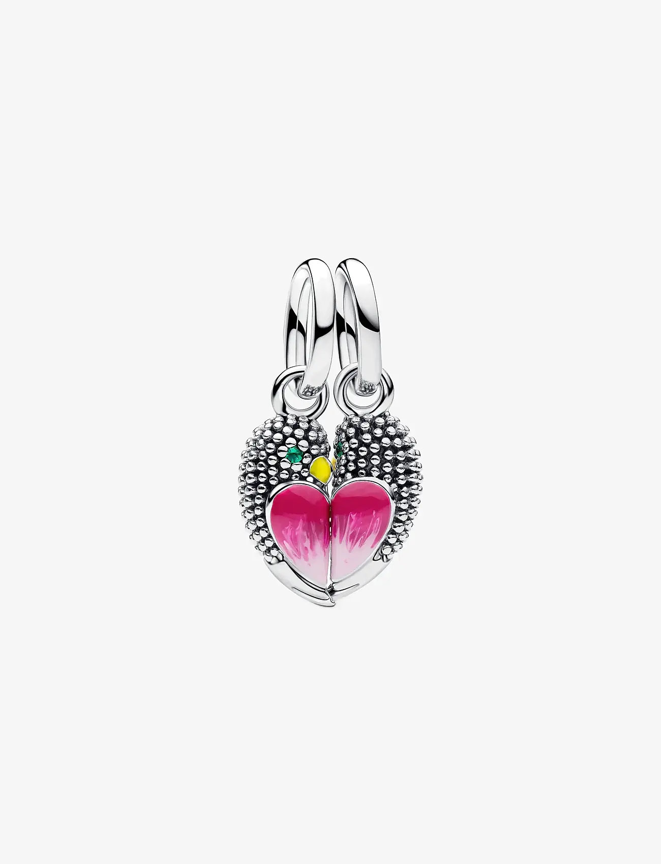 Pandora - Love Birds Splittable Dangle Charm - pendants - pink - 1