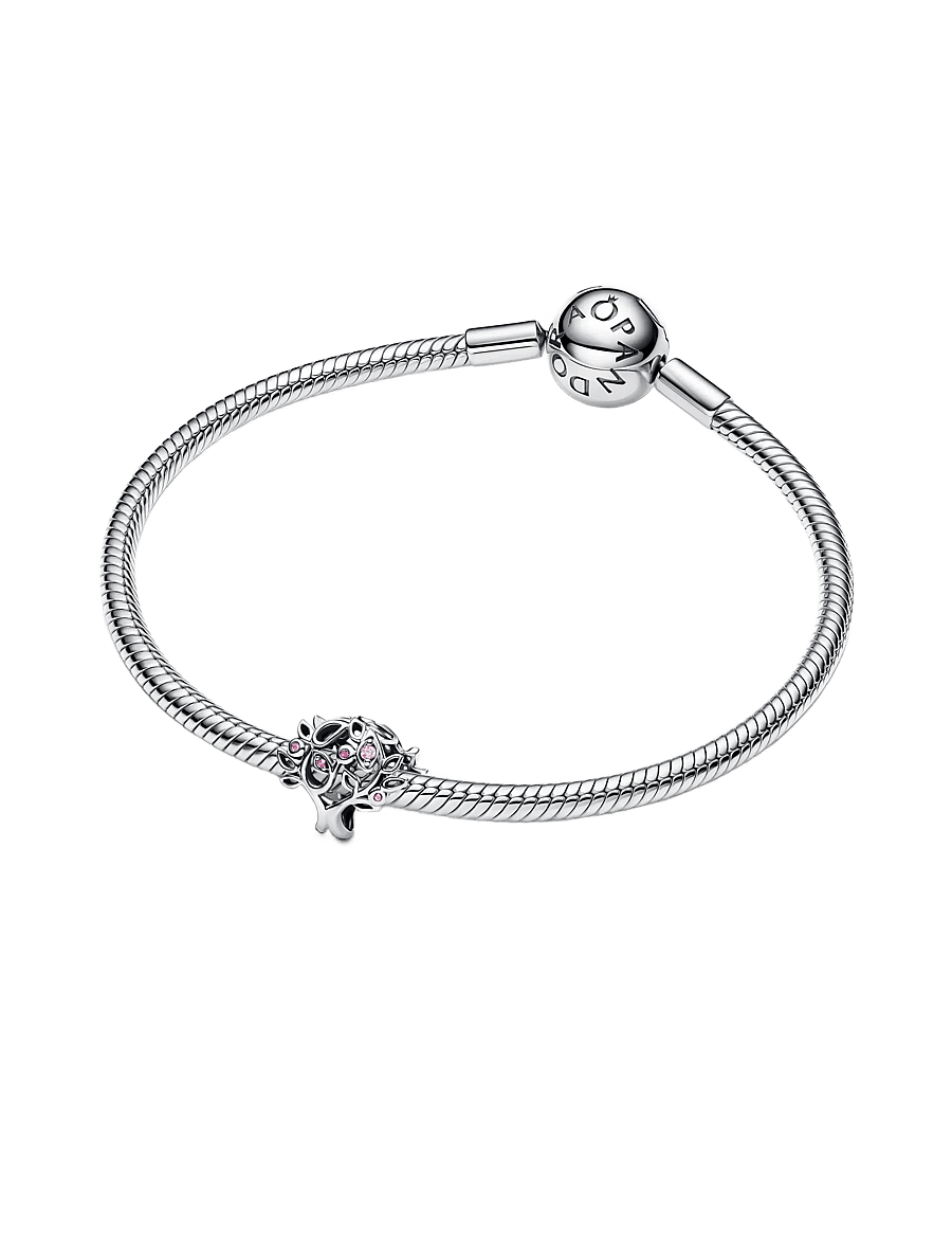 Pandora - Family Tree Openwork Charm - vedhæng - pink - 3