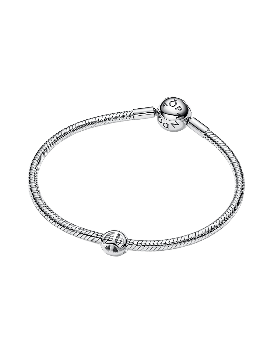 Pandora - Peace Symbol Mini Charm - vedhæng - no color - 1