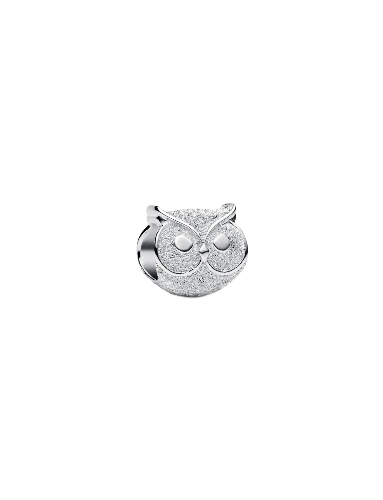 Pandora Textured Owl Mini Charm, One Size, Jewellery, Silber - Pendants, Frauen