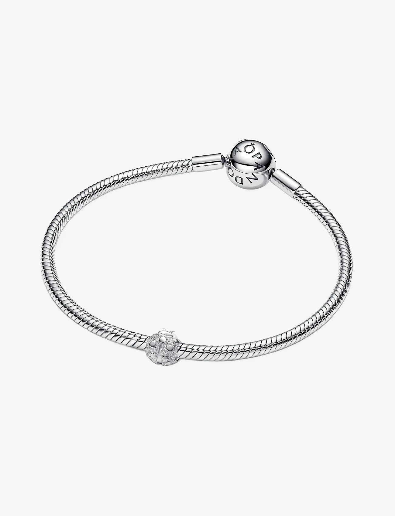 Pandora - Textured Ladybird Mini Charm - hängen & berlocker - no color - 1