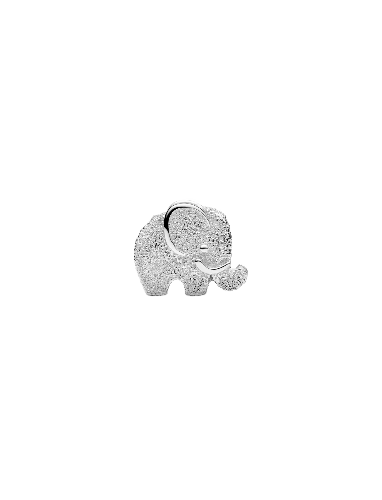 Pandora - Textured Elephant Mini Charm - pendants - no color - 1