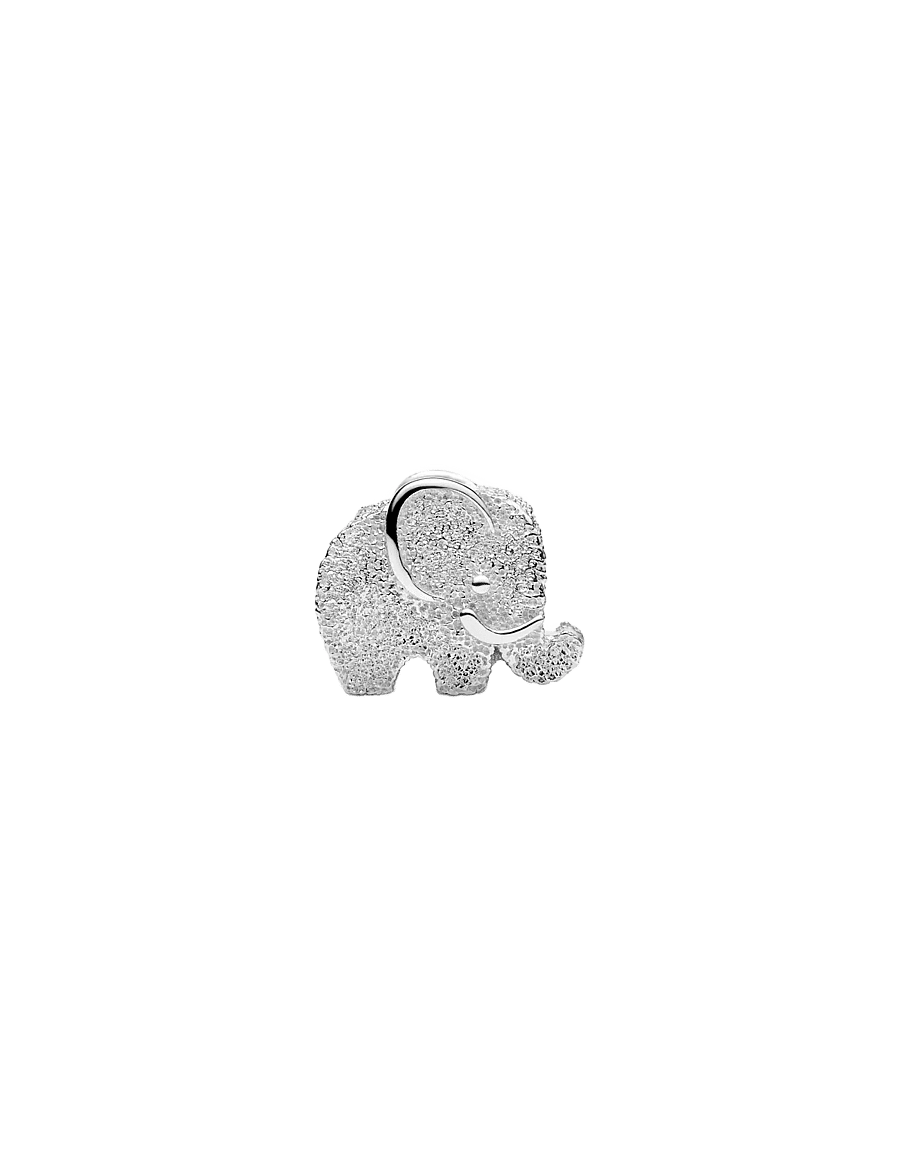 Pandora - Textured Elephant Mini Charm - hangers - no color - 1