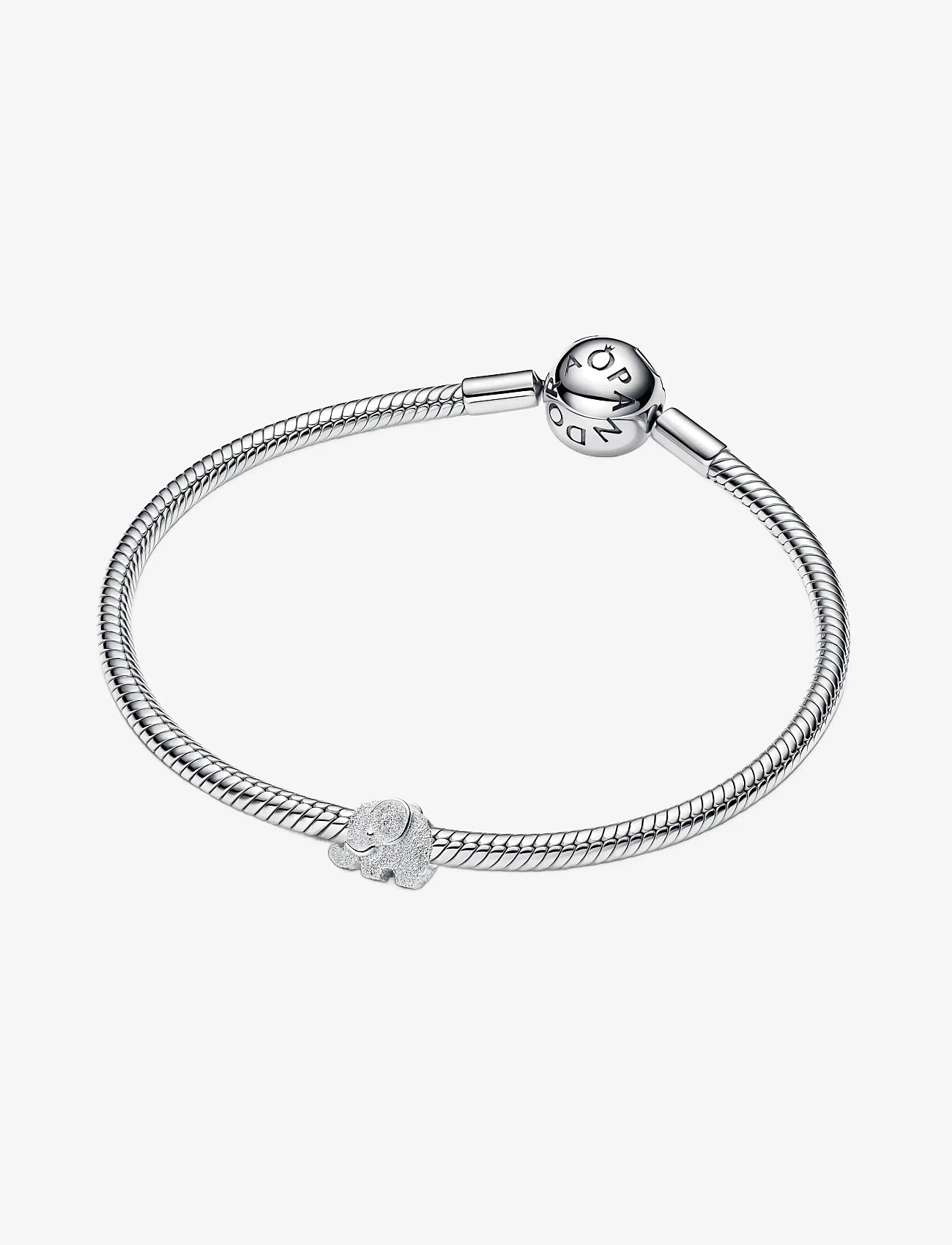 Pandora - Textured Elephant Mini Charm - vedhæng - no color - 2