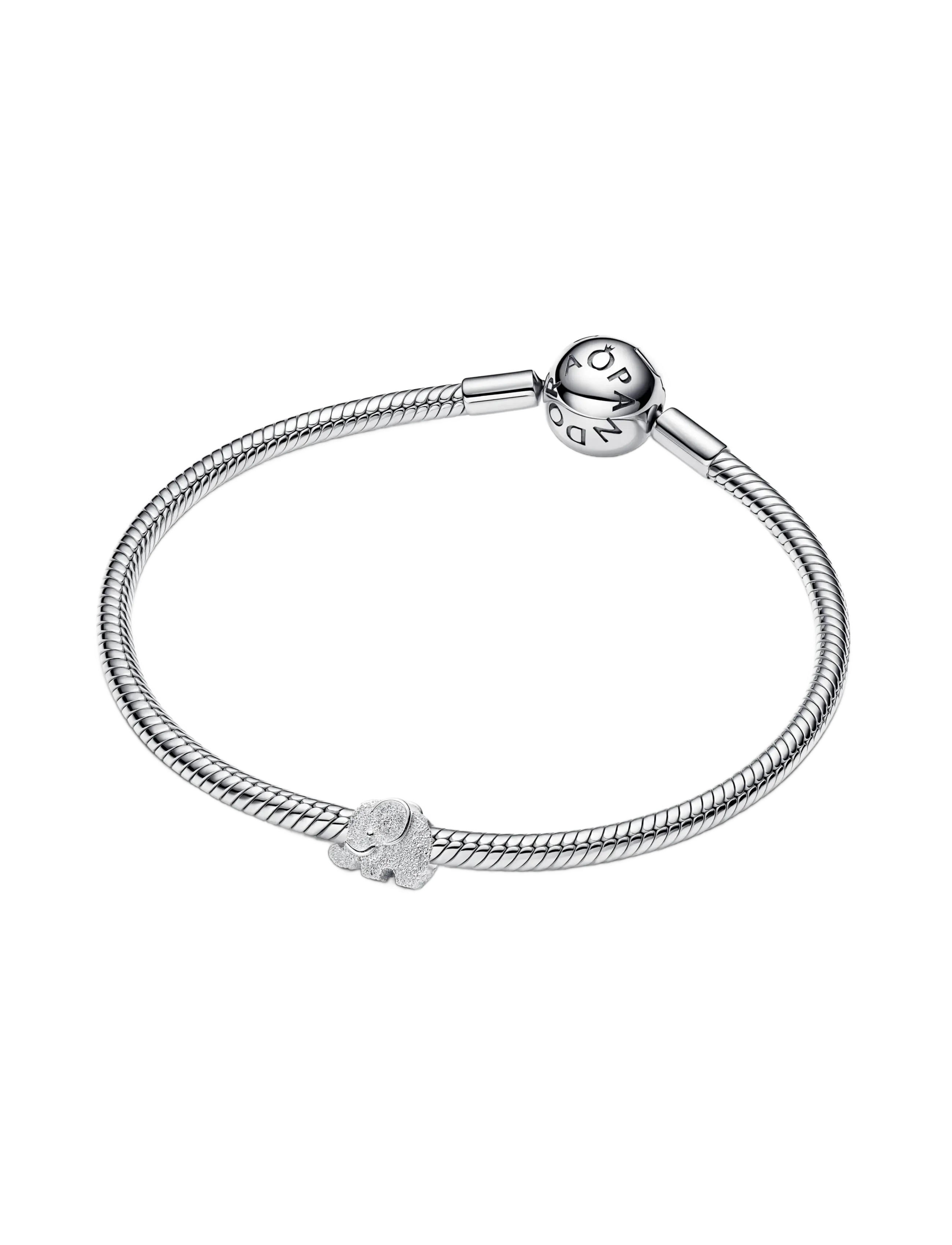 Pandora - Textured Elephant Mini Charm - pendants - no color - 2