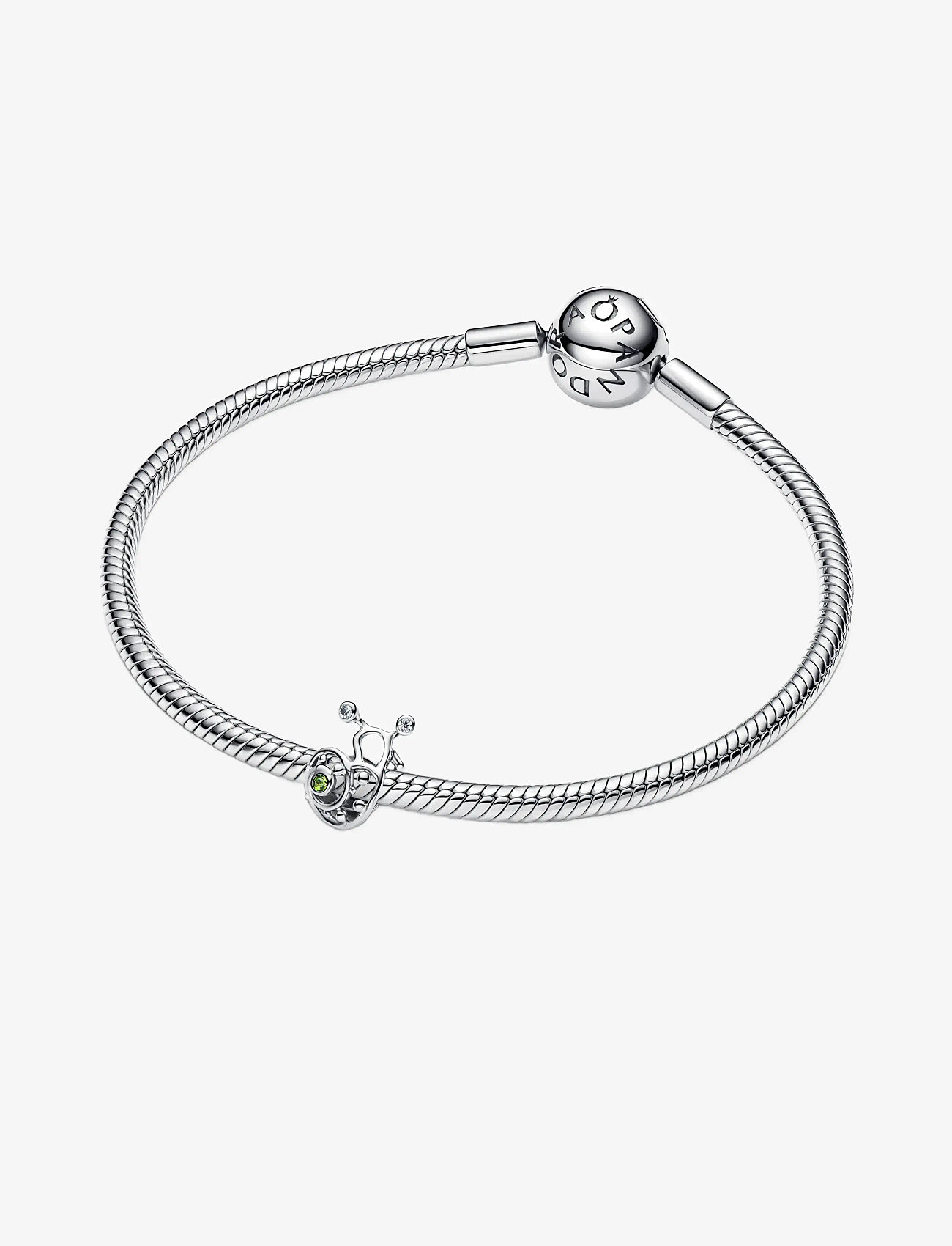 Pandora - Snail Openwork Charm - pendants - green - 3