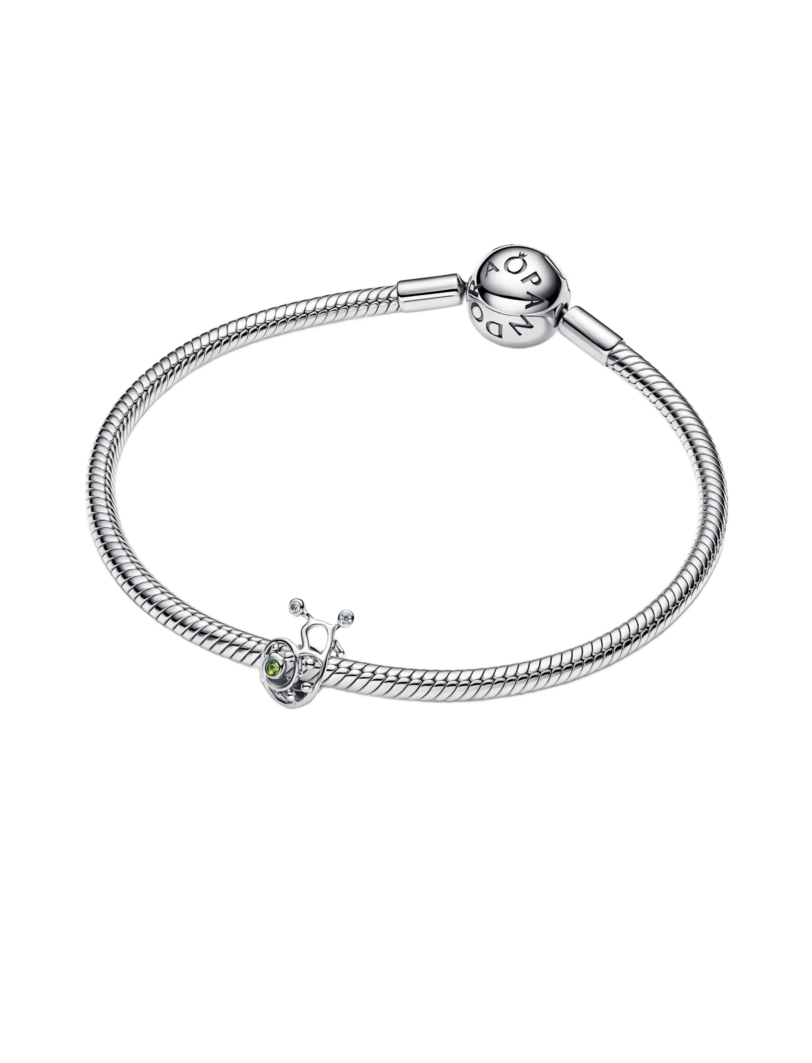 Pandora - Snail Openwork Charm - hangers - green - 3