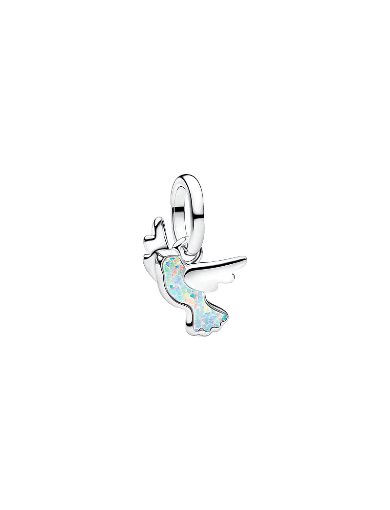 Pandora - White Dove Mini Dangle Charm - anhänger - white - 1
