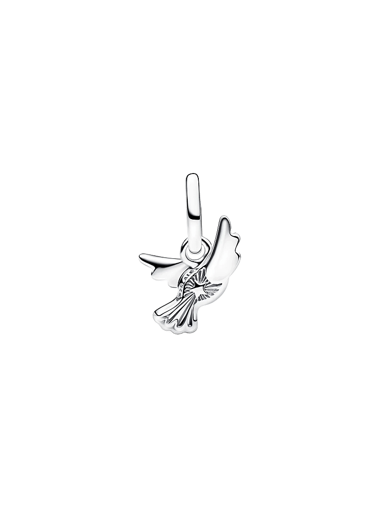 Pandora - White Dove Mini Dangle Charm - anhänger - white - 2
