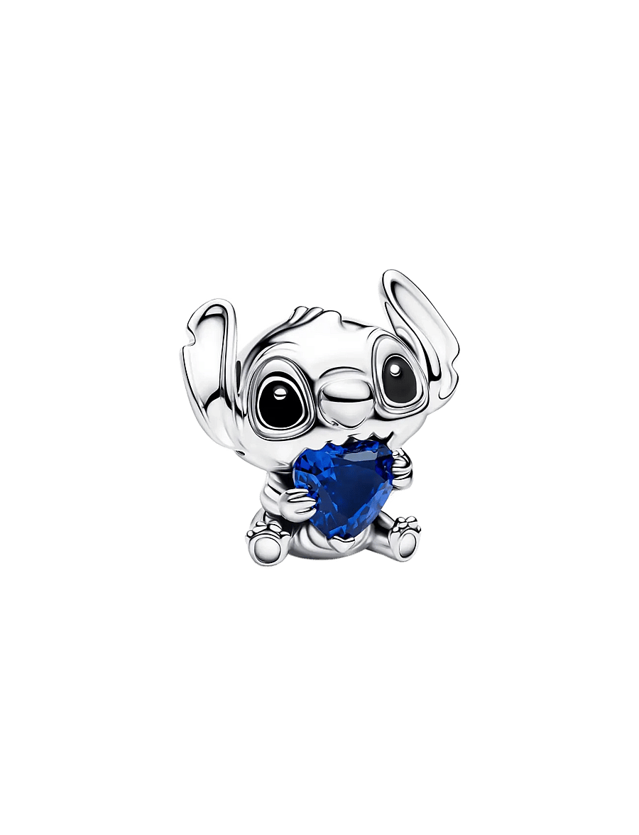 Pandora - Disney Stitch Blue Heart Charm - hängen & berlocker - blue - 1