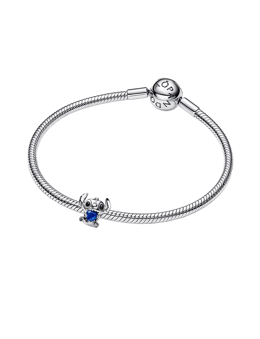 Pandora - Disney Stitch Blue Heart Charm - hängen & berlocker - blue - 3