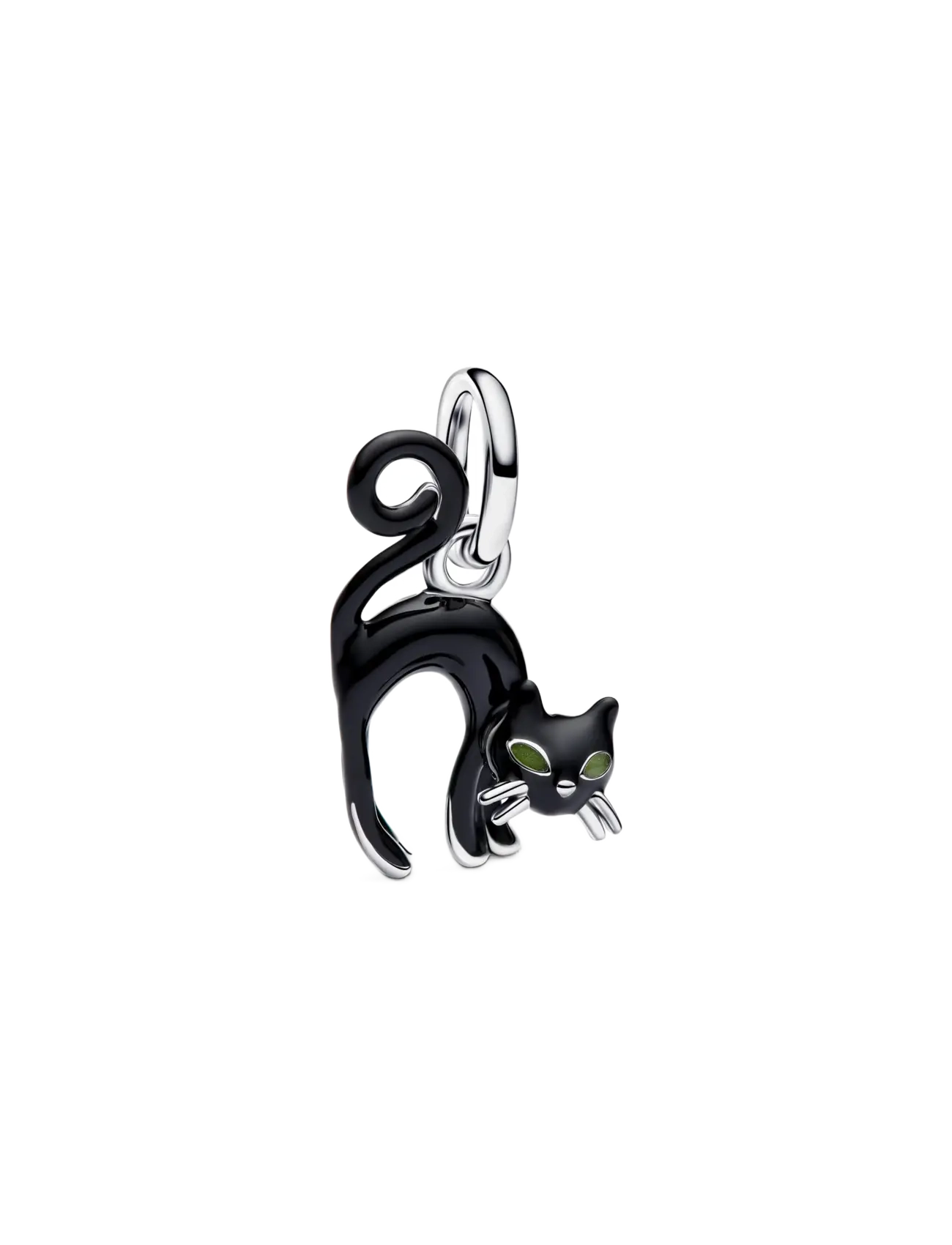 Pandora Black Cat Dangle Charm - Accessoarer - BLACK / black