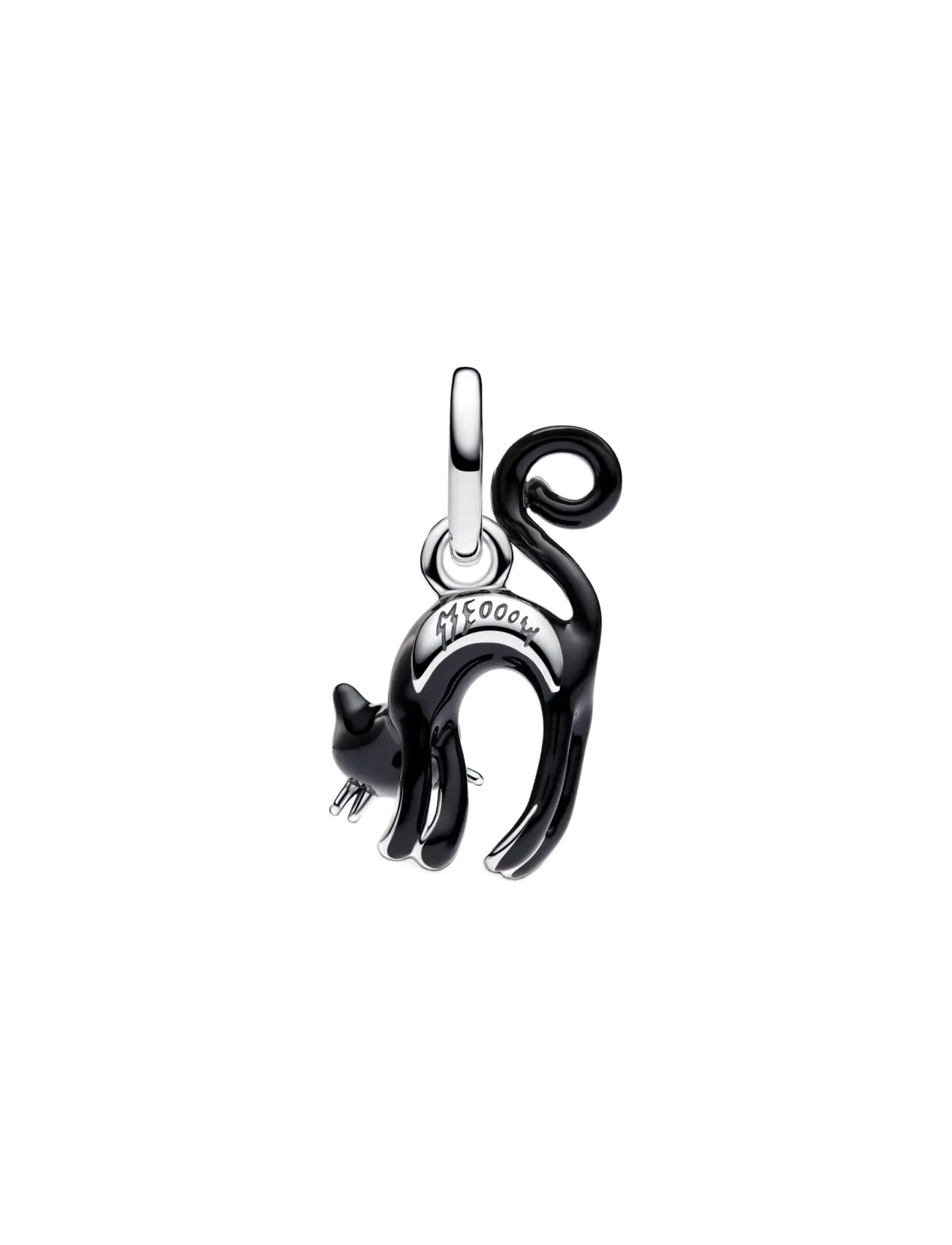 Pandora - Black Cat Dangle Charm - hängen & berlocker - black - 2