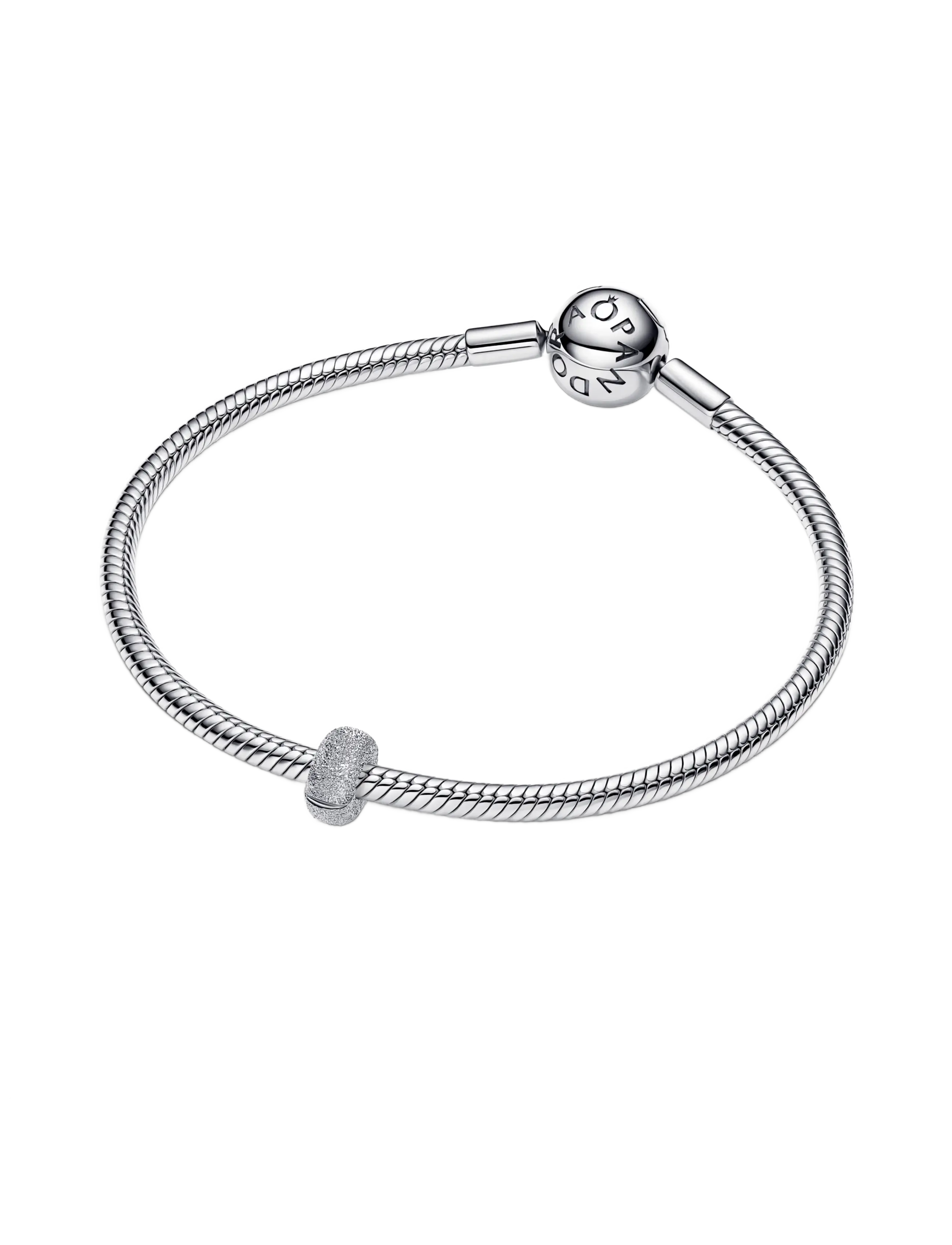 Pandora - Textured Mini Clip Charm - hängen & berlocker - no color - 3