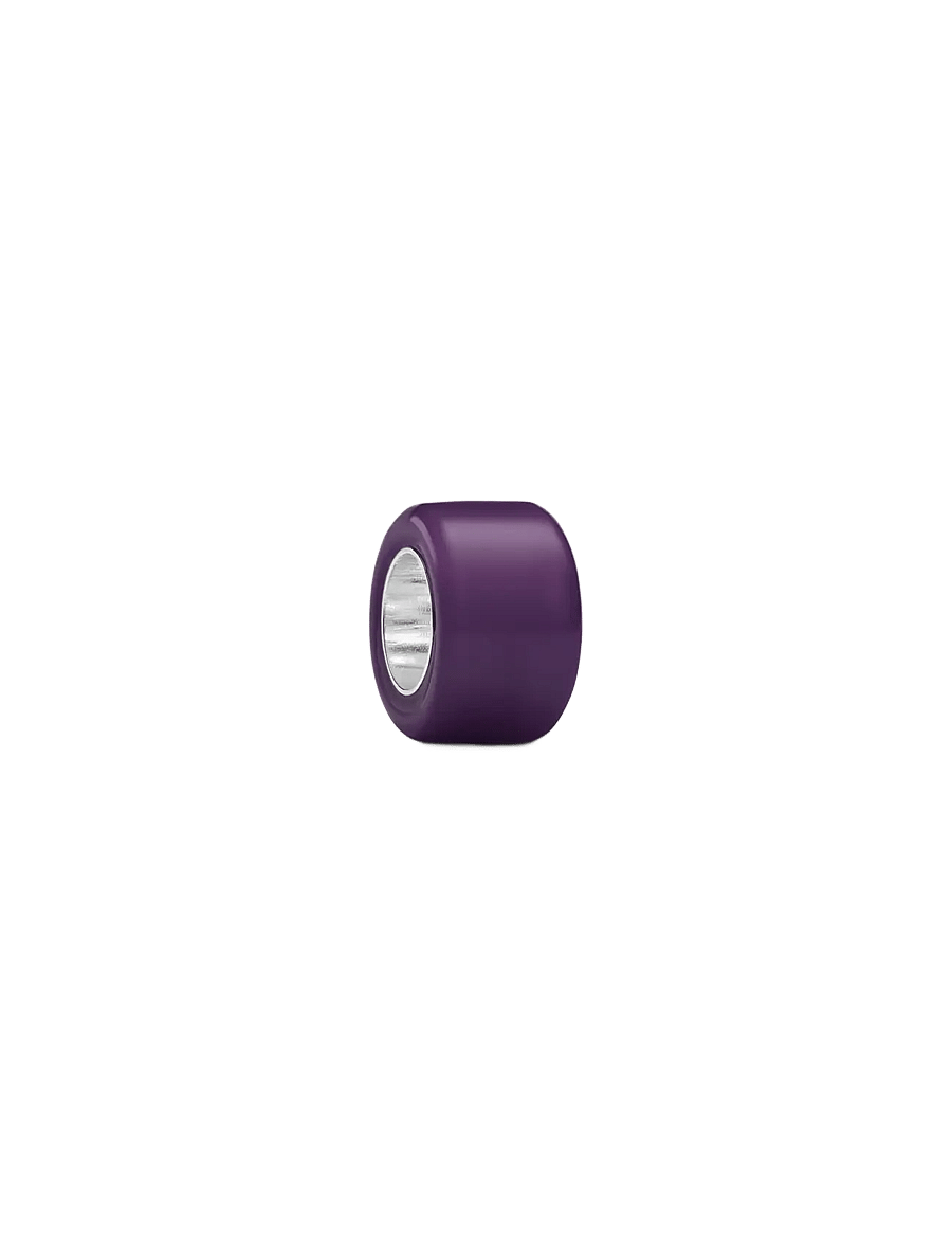 Pandora - Purple Murano Glass Mini Charm - hängen & berlocker - purple - 1