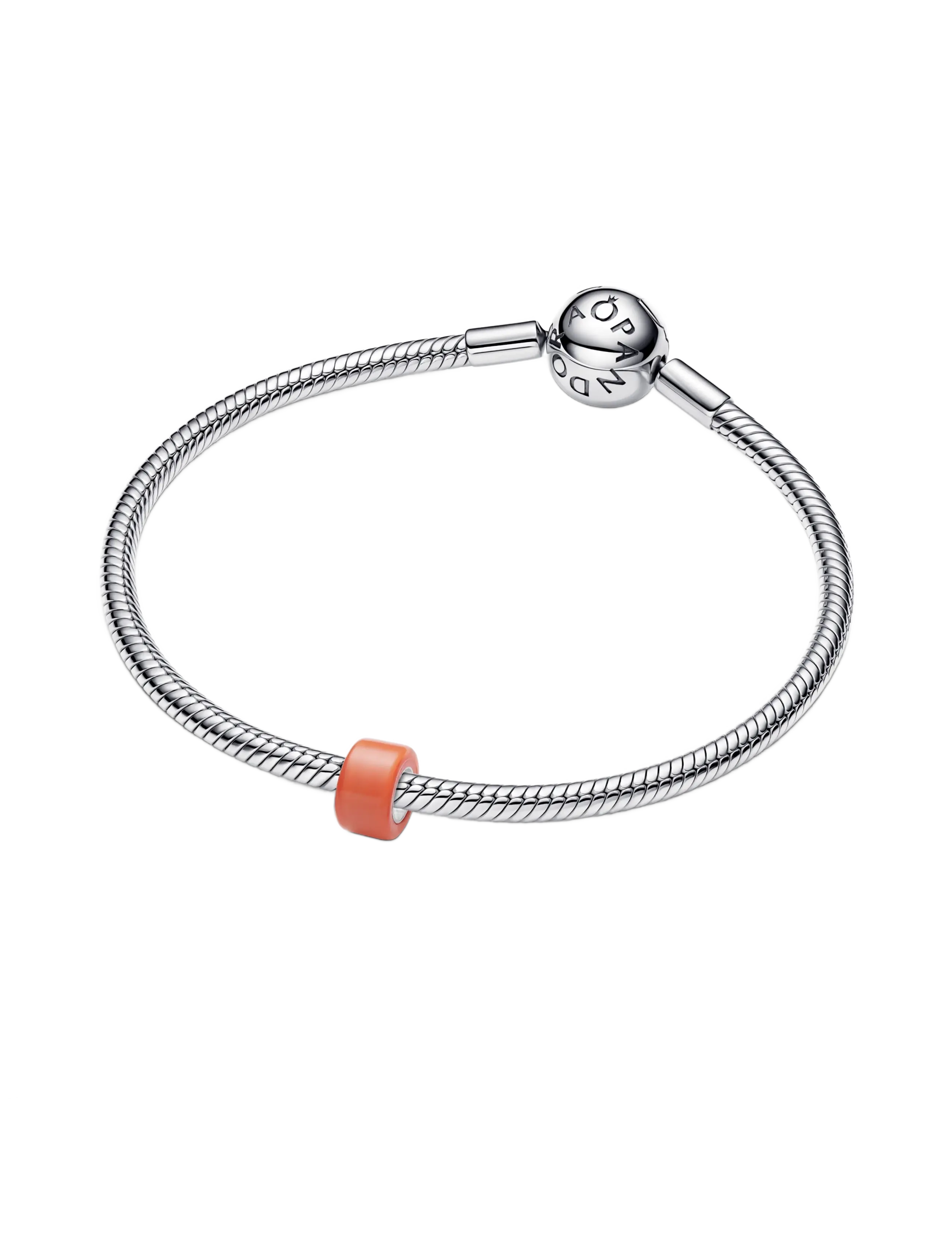 Pandora - Orange Murano Glass Mini Charm - hängen & berlocker - orange - 3