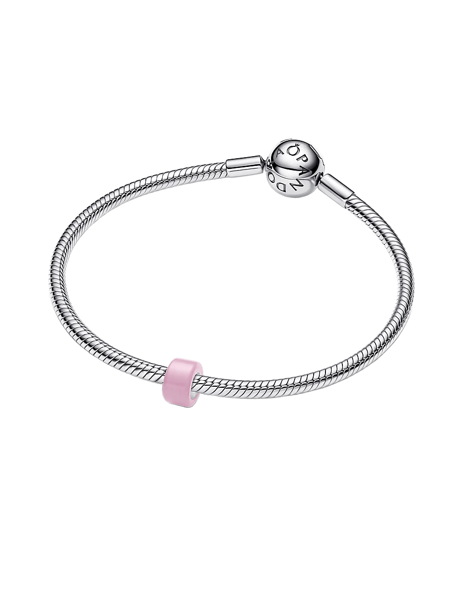 Pandora - Pink Murano Glass Mini Charm - hängen & berlocker - pink - 3