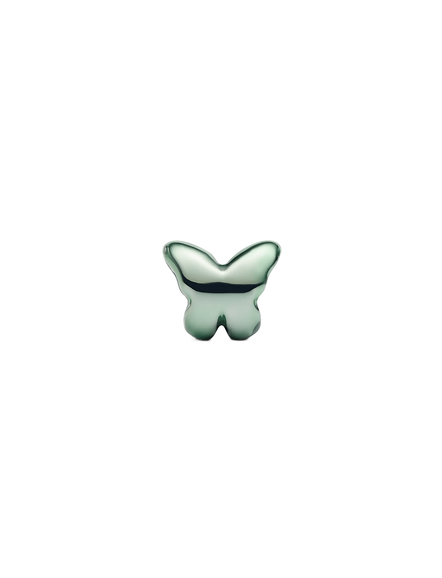 Pandora - Green Butterfly Mini Charm - hängen & berlocker - green - 2