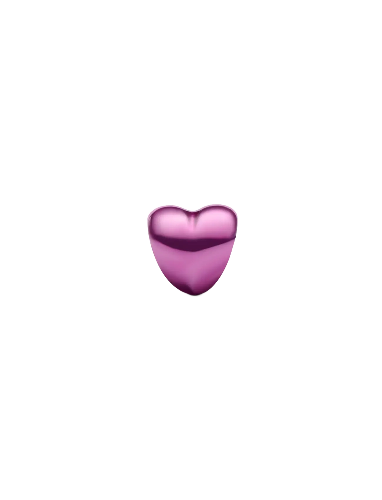 Pandora - Pink Heart Mini Charm - vedhæng - pink - 2