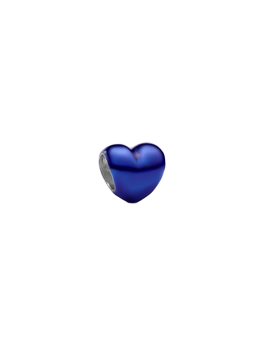 Pandora - Blue Heart Mini Charm - hängen & berlocker - blue - 1
