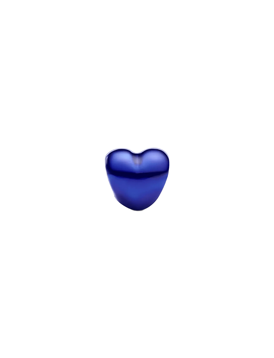 Pandora - Blue Heart Mini Charm - hängen & berlocker - blue - 2