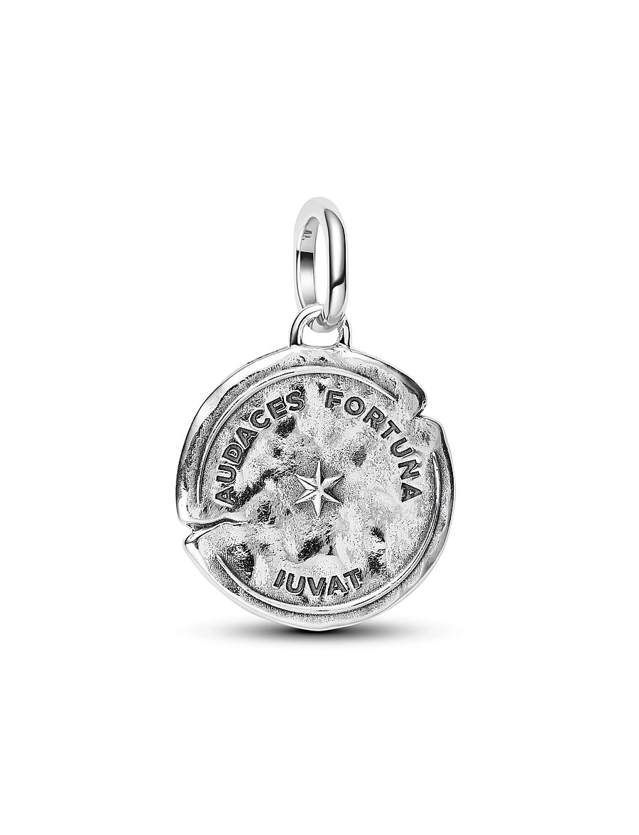 Pandora - Dolphin Medallion Charm - hängen & berlocker - clear - 3