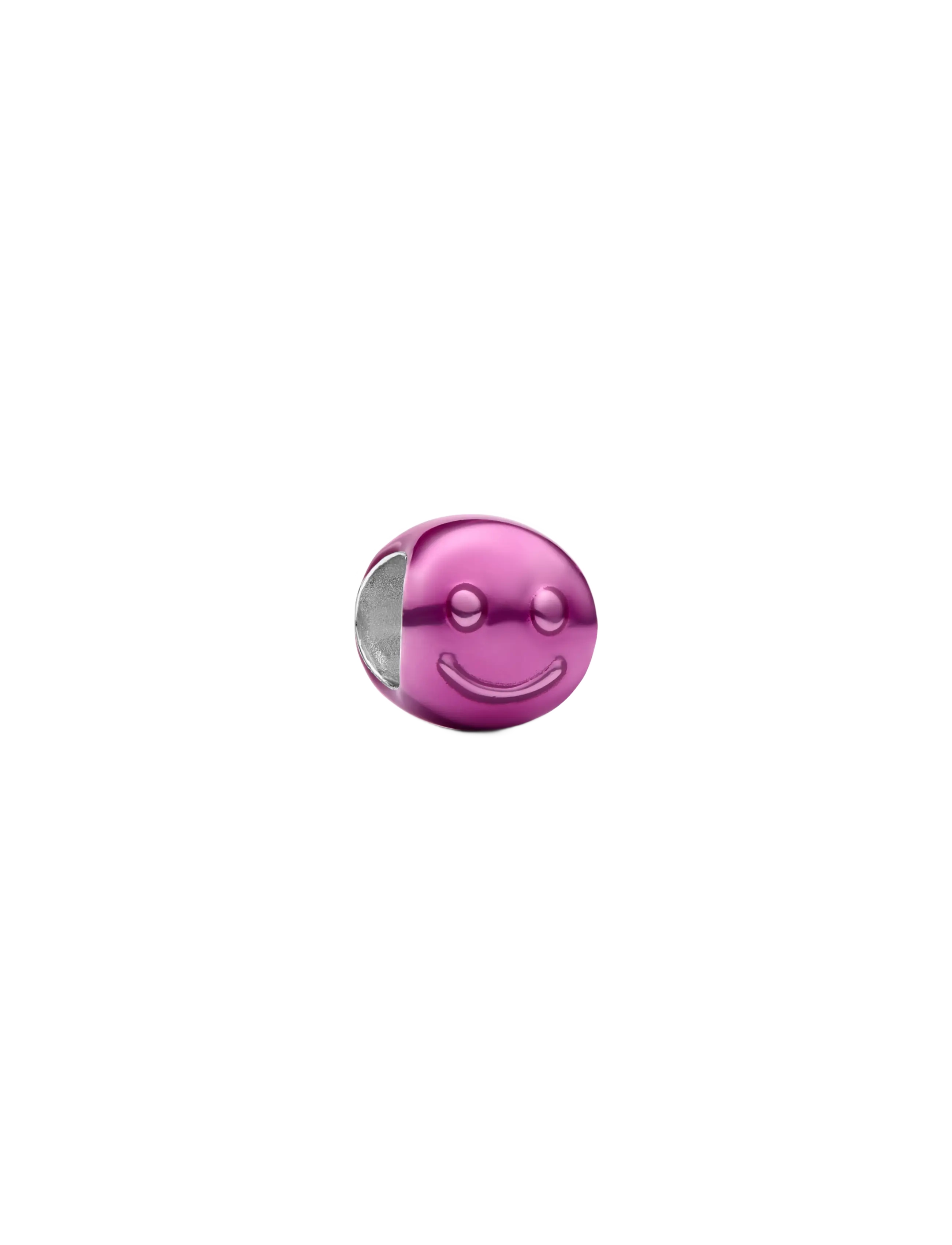 Pandora Pink Happy Face Mini Charm - Accessoarer - PINK / pink/rose