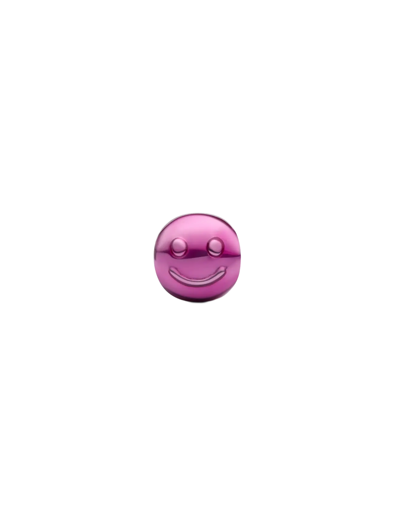 Pandora - Pink Happy Face Mini Charm - hängen & berlocker - pink - 2